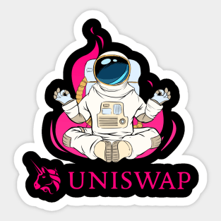 Uniswap UNI coin Crypto coin Crytopcurrency Sticker